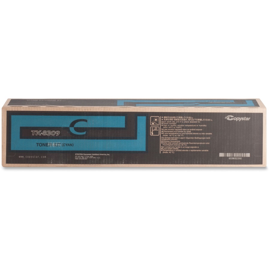 KYOCERA TK-8309C CYAN TONER FOR USE IN COPYSTAR CS3050CI CS3550CI ESTIMATED YIEL