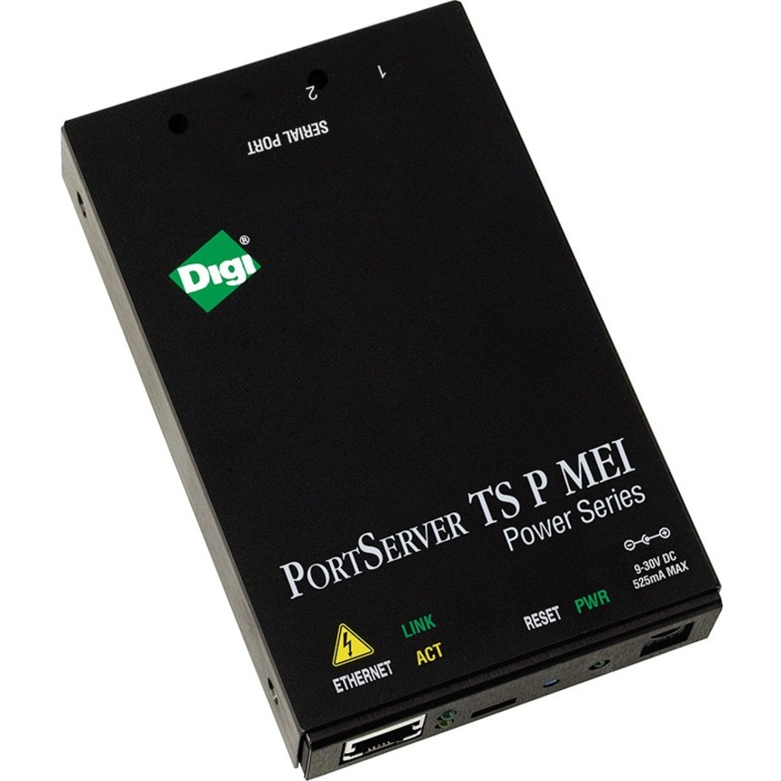 DIGI PORTSERVER TS 2 P MEI, 2 PORT RS-232/422/485 POWERED SERIAL TO ETHERNET DEV