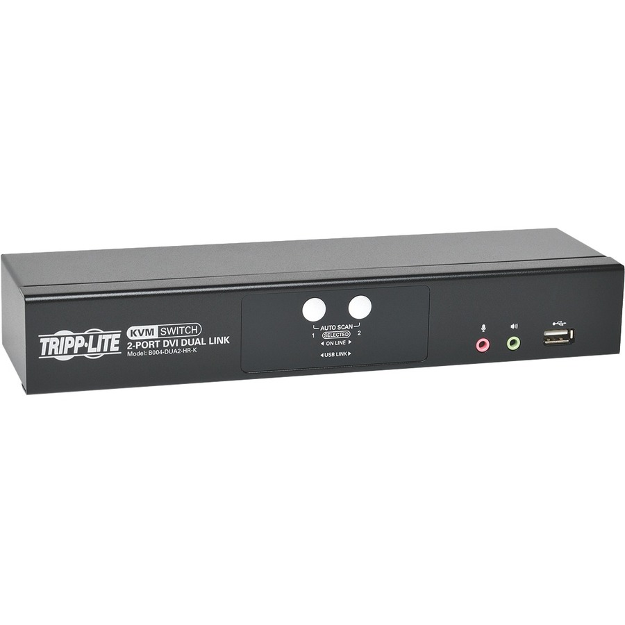 EATON TRIPP LITE SERIES 2-PORT DVI DUAL-LINK / USB KVM SWITCH WITH AUDIO AND CAB