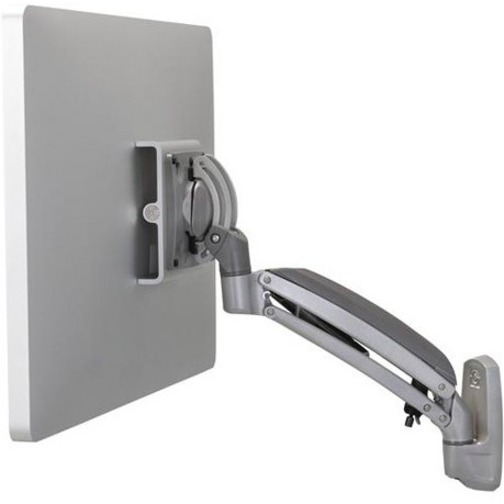 DYNAMIC WALL MOUNT - SILVER - SLEEK, SOLIDLY-CONSTRUCTED FORGED ALUMINUM ARMS IN