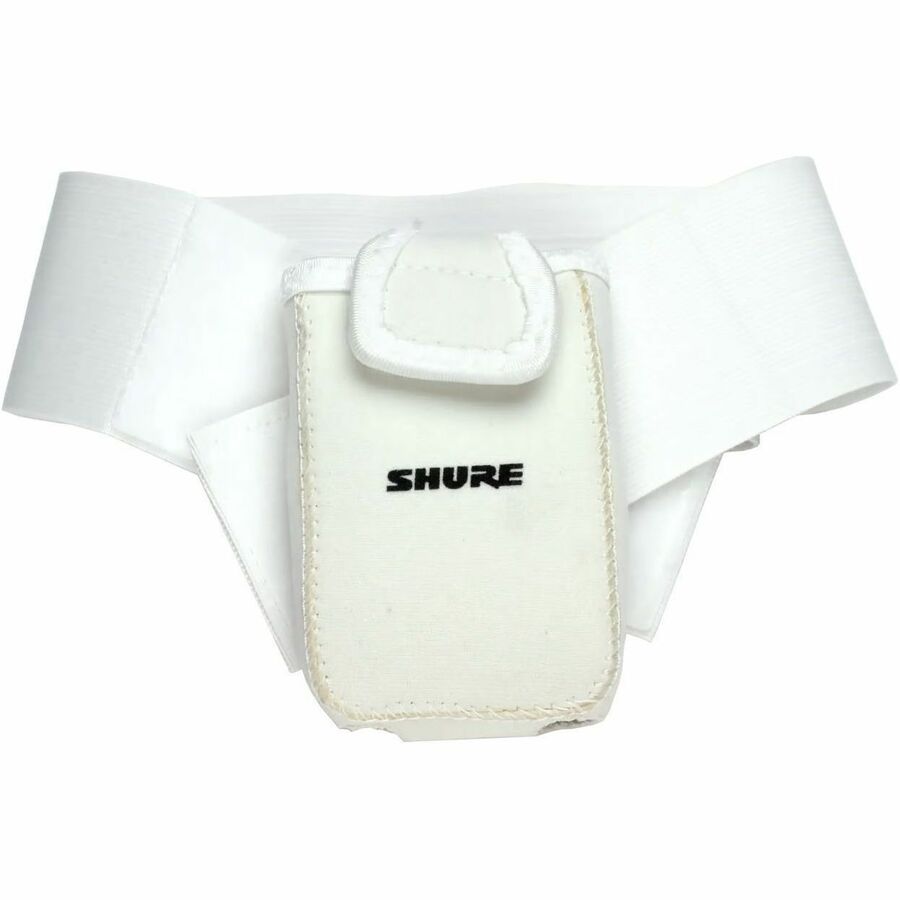 BELT POUCH FOR UR1 BODYPACK TRANSMITTER, WHITE