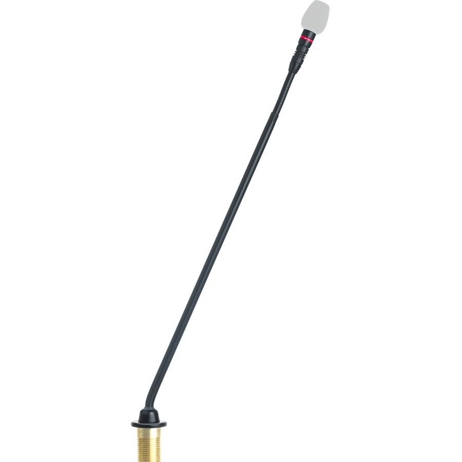 MINIATURE GOOSENECK MICROPHONE WITH LIGHT RING, LENGTH 38.1 CM (15 ), INCLUDES M