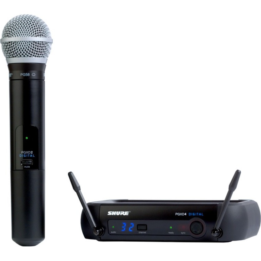 SHURE PGXD Digital Series Wireless Handheld Microphone System with PG58 Capsule