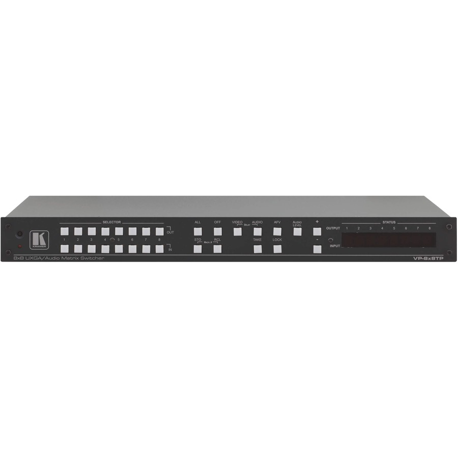 THE VP-8X8TP IS A HIGH PERFORMANCE 8X8 COMPUTER GRAPHICS VIDEO AND AUDIO MATRIX