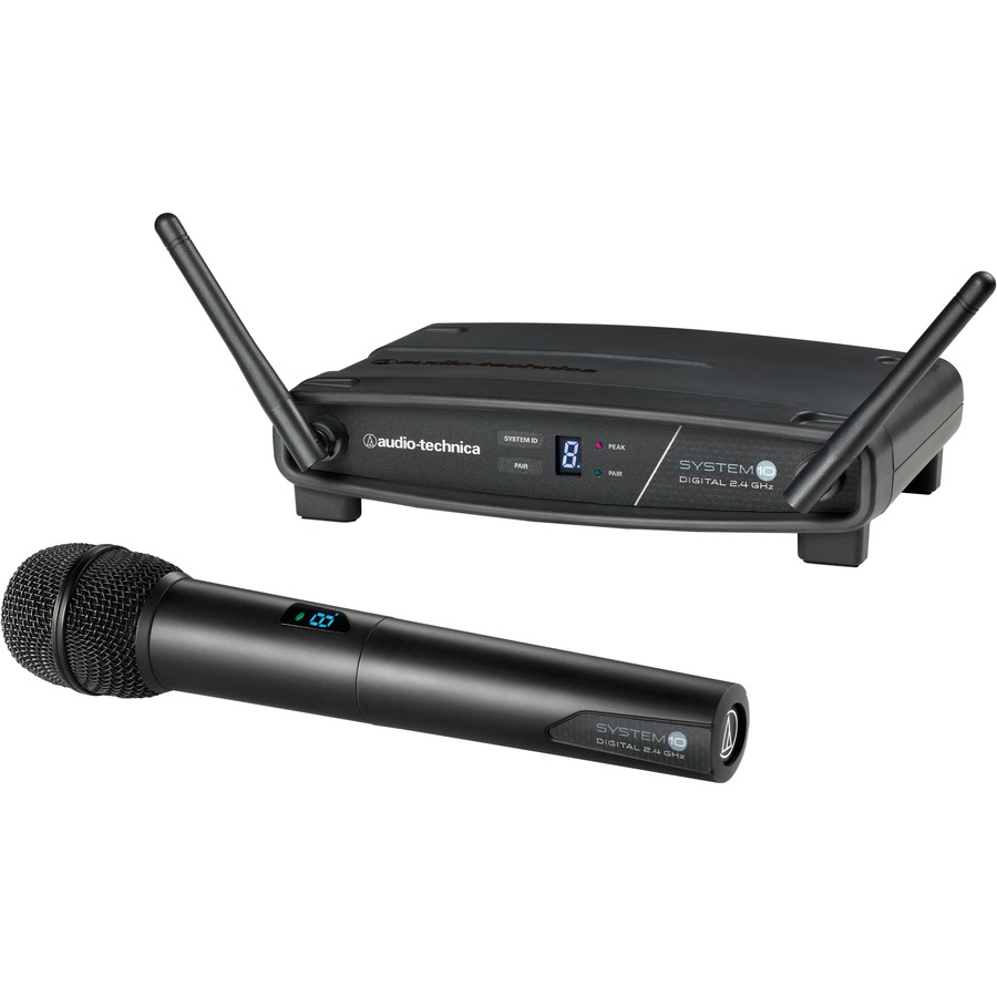 AUDIO TECHNICA ATW-1102 System 10 Digital Wireless Handheld Microphone Set