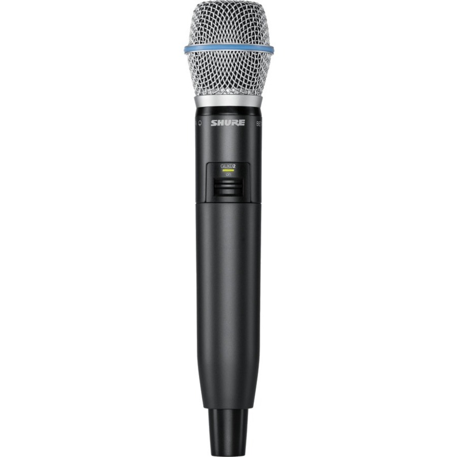 SHURE GLXD2 Handheld Transmitter with Beta 87A Microphone Element (Z2 Band: 2400 - 2483.5 MHz)