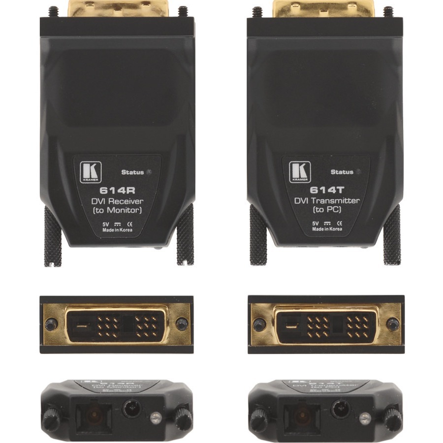 THE 614T AND 614R ARE A SMALL AND LIGHTWEIGHT, DETACHABLE OPTICAL TRANSMITTER AN