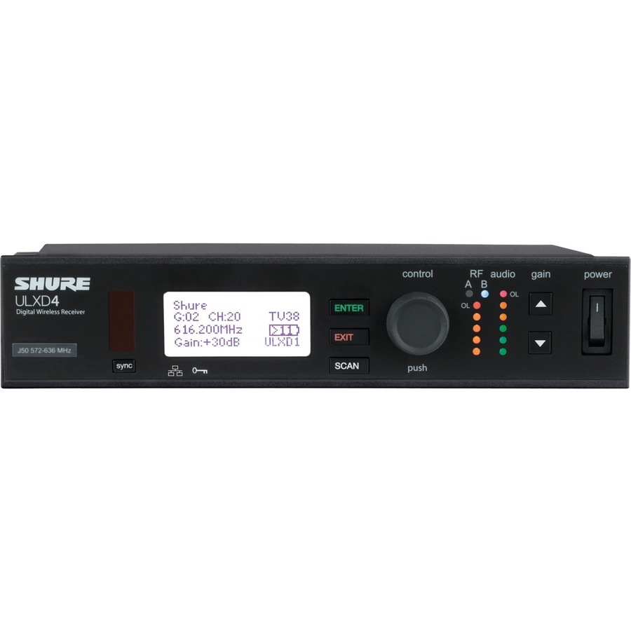 SINGLE DIGITAL WIRELESS RECEIVER WITH PS41US POWER SUPPLY, 1/2 WAVE ANTENNA AND