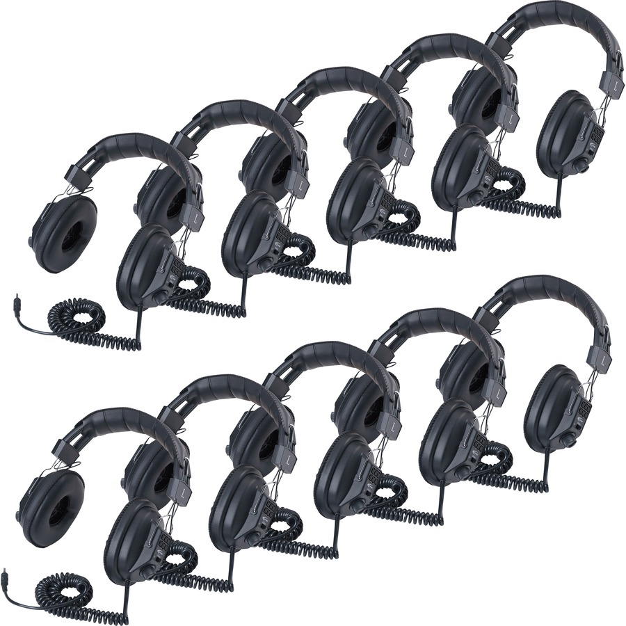 Califone 3068av 10 Pack Stereo Headphone