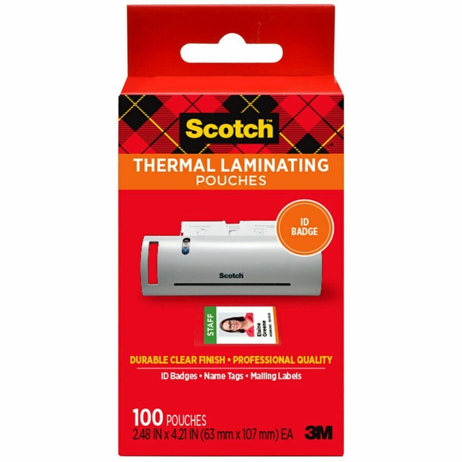 THERMAL POUCHES, ID BADGE WITHOUT CLIP