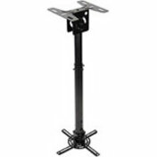 LOW PROFILE UNIVERSAL CEILING MOUNT WITH EXTENSION POLES (BLACK COLOR)