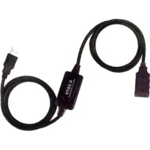 50FT USB 2.0 ACTIVE REPEATER CABLE, A MALE - A FEMALE 50FT LONG USB2.0 A MALE/FE