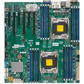 Supermicro X10DRi-T Dual Socket LGA2011 Server Board - E-ATX for Intel Xeon E5-2600 v4/V3 - Box Pack (MBD-X10DRI-T-O)
