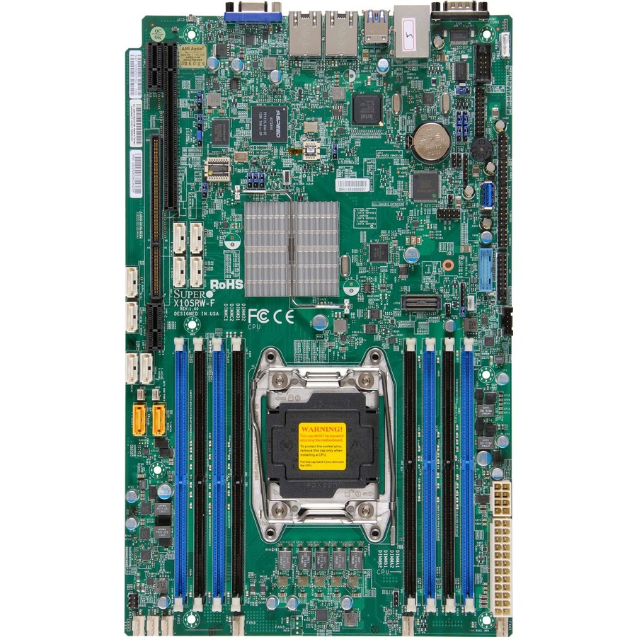 Carte mère serveur Supermicro MBD-X10SRW-F - Processeur Intel Xeon E5-2600 v4 - Socket LGA 2011 - Retail Box - Propriétaire