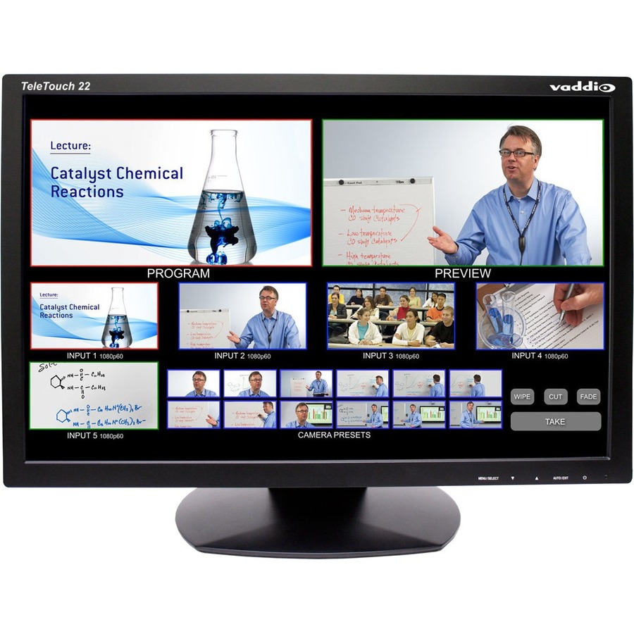 TELETOUCH 22INCH HD TOUCH SCREEN LCD MONITOR WITH BASE