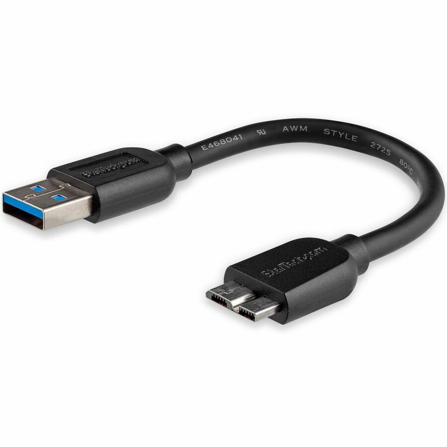 6IN SLIM USB 3.0 MICRO B CABLE