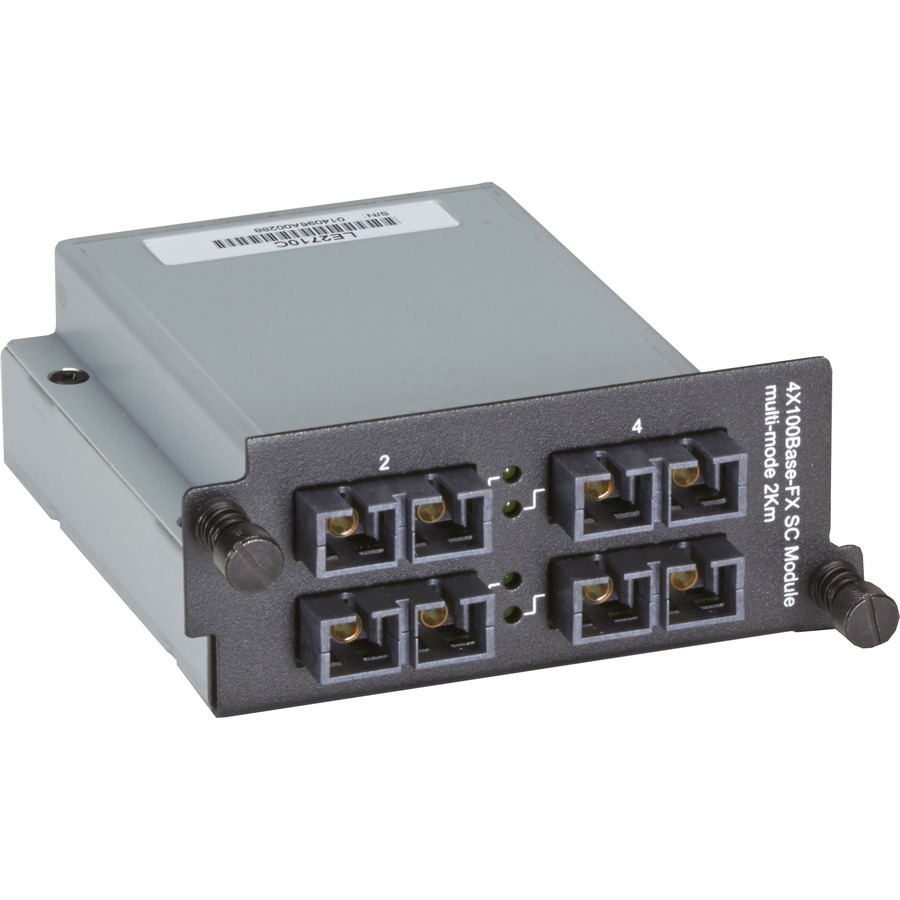 FAST ETHERNET (100-MBPS) EXTREME TEMPERATURE SWITCH MODULE - (4) 100-MBPS MULTIM