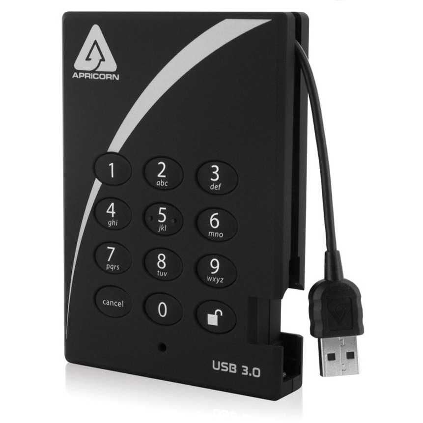 2TB 256B AES XTS ENCRYPTED, USB 3.0