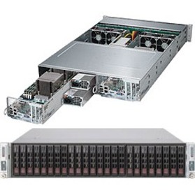 Supermicro SuperServer SYS-2028TP-DTTR Intel® Xeon® processor E5-2600 v3, DDR4 2400MHz; 16x DIMM Slots 1x PCI-E 3.0 x16, 1x PCI-E 3.0 x8, 1x PCI-E 3.0 x16 for GPU/XEON Phi Support (SYS-2028TP-DTTR)