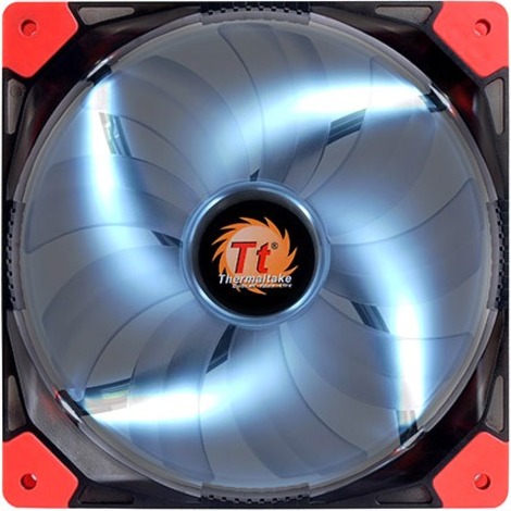 THERMALTAKE CL-F023-PL14WT-A 140MM LUNA 14 SERIES WHITE LED HIGH AIRFLOW CASE FA