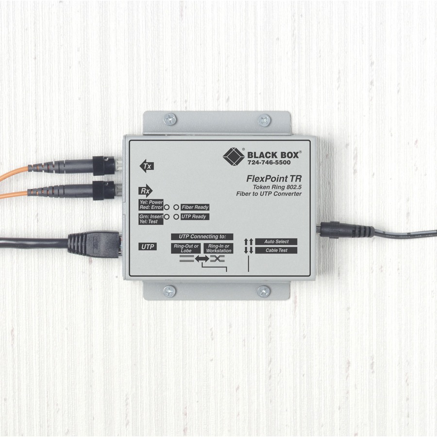WALLMOUNT KIT - FLEXPOINT MEDIA CONVERTERS - DC POWER, GSA, TAA, 45 DAY STANDARD