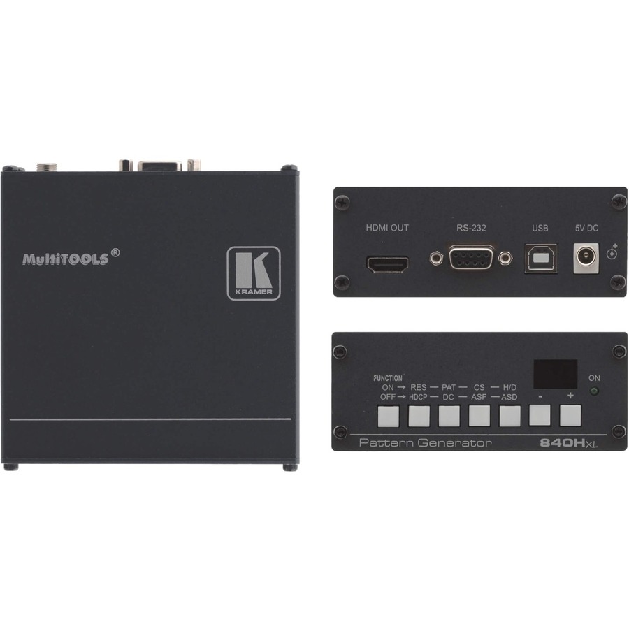 THE 840HXL IS A HIGH PERFORMANCE HDMI VIDEO TEST PATTERN GENERATOR. IT GENERATES
