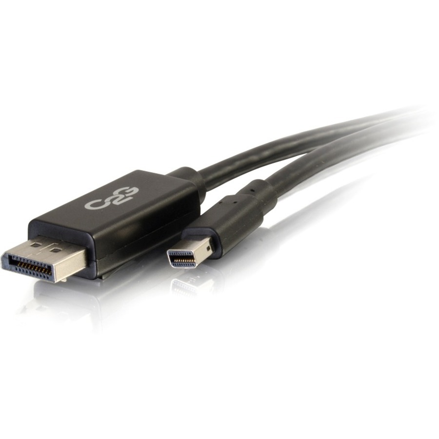 6FT (1.8M) MINI DISPLAYPORT TO DISPLAYPORT ADAPTER CABLE 4K 30HZ - BLACK, DIRECT