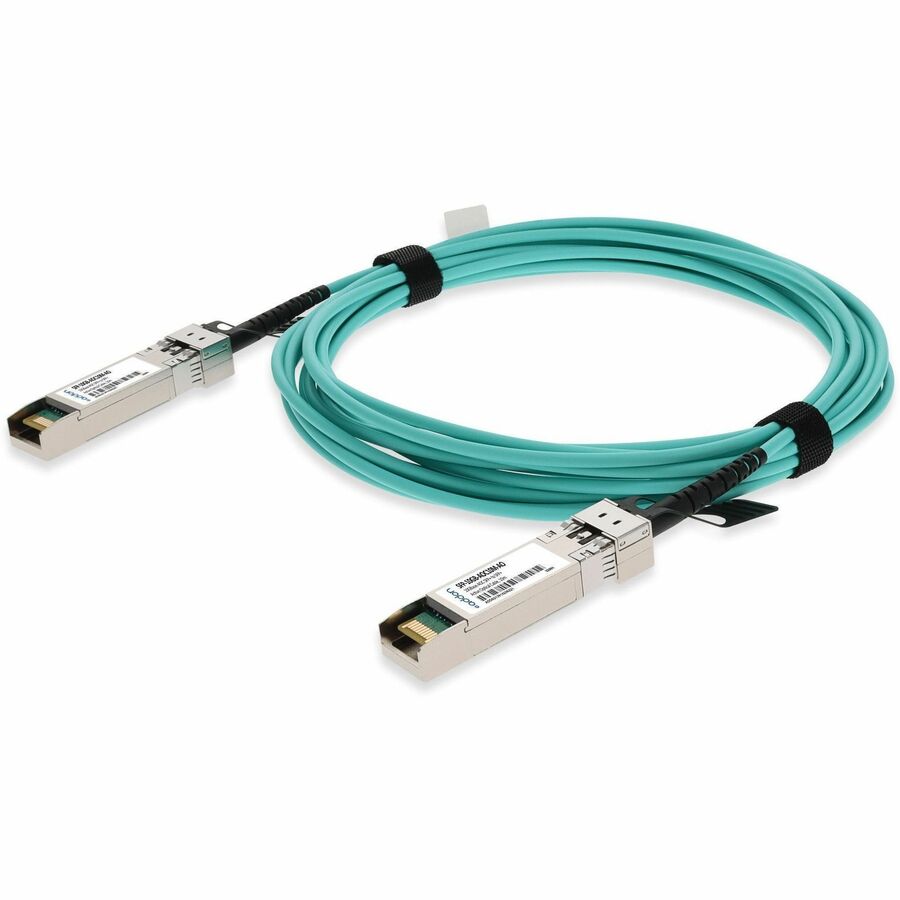 AddOn MSA and TAA Compliant 10GBase-AOC SFP+ Active Optical Cable (850nm, MMF, 10m)