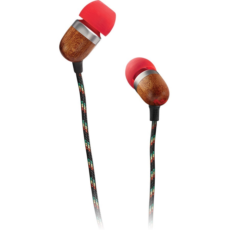 House of Marley Smile Jamaica In-Ear Headphones (In-Line Remote and Mic, Fire)