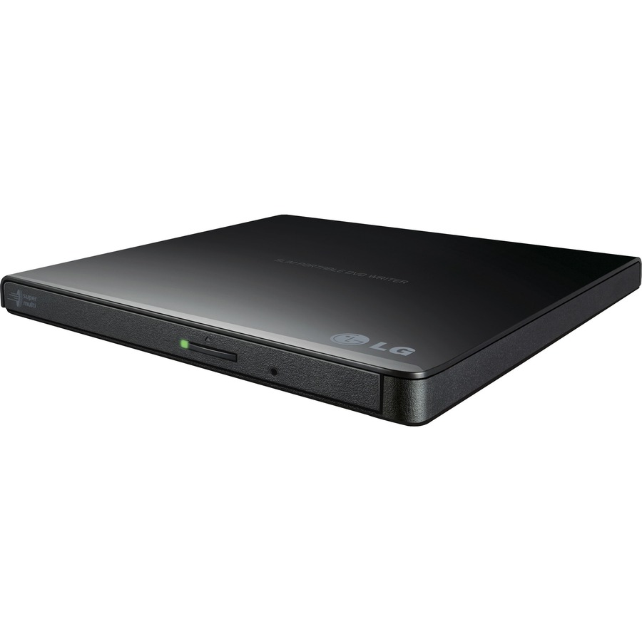 LG (GP65NB60) - Lecteur / graveur de DVD externe mince -- DVD 8X - CD 24X - USB 2.0 - M-Disc - Noir (Emballage de détail)