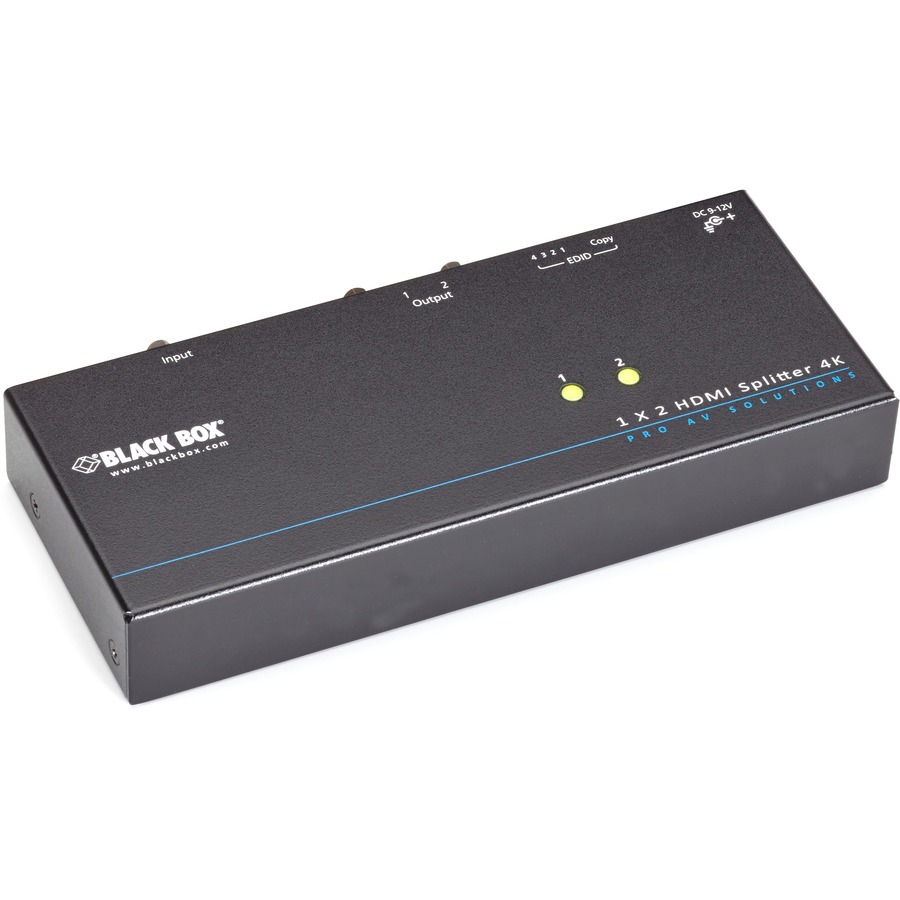 ENABLES HDMI VIDEO & AUDIO DISTRIBUTION FROM SOURCE TO DISPLAYS. ADVANCED EDID F