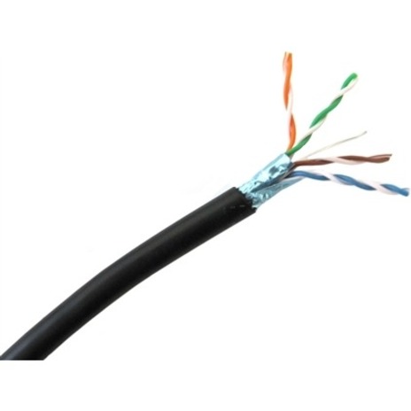 CAT6 SOLID FTP CMP BLACK 1000 TAA COMPL