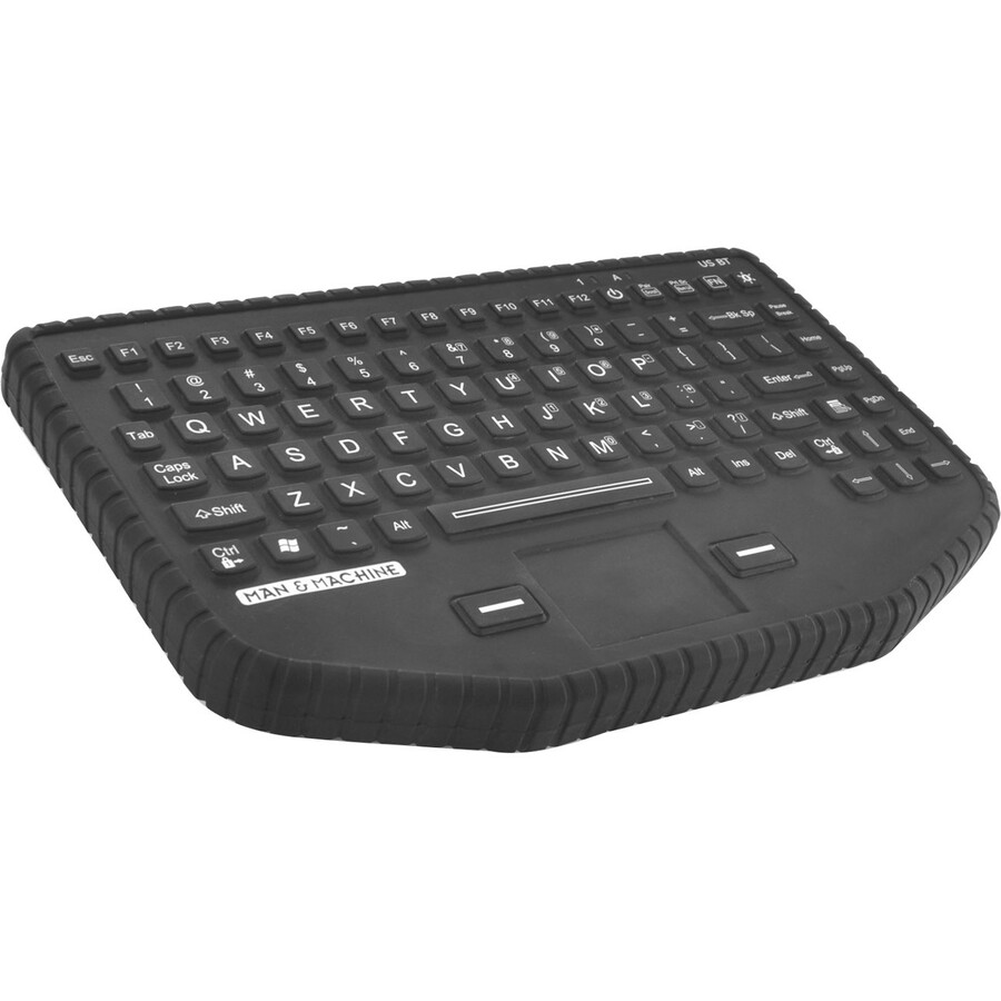 SO COOL BLACK RUGGED WATERPROOF PC KEYBOARD FOR IN-VEHICLE USE. GREAT FOR THE PU