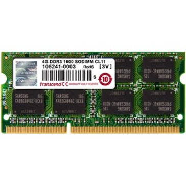 TRANSCEND TS8GJMA384H DDR3-1600 UNBUFFERED SO-DIMM - 8GB - UDIMM - 1600MHZ - 1.