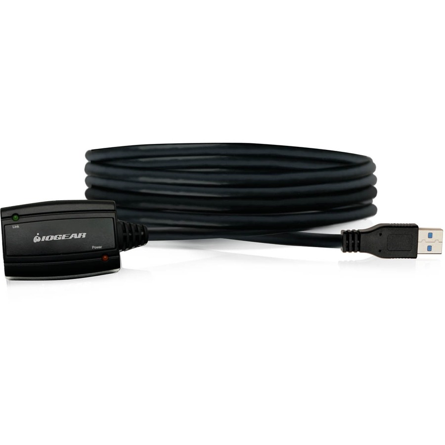 BOOSTLINQ EXTENSION CABLE USES ACTIVE ELECTRONICS TO AMPLIFY THE USB SIGNAL AND