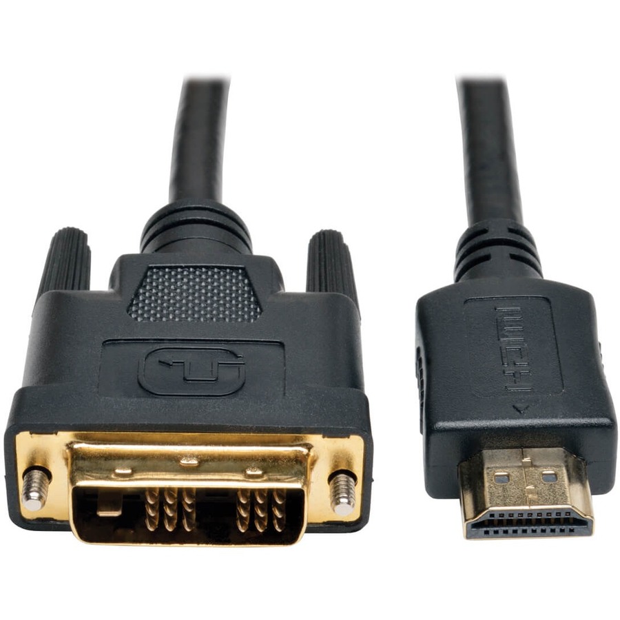 HDMI CABLE - HDMI LEFT CONNECTOR - MALE LEFT GENDER - DVI RIGHT CONNECTOR - MALE