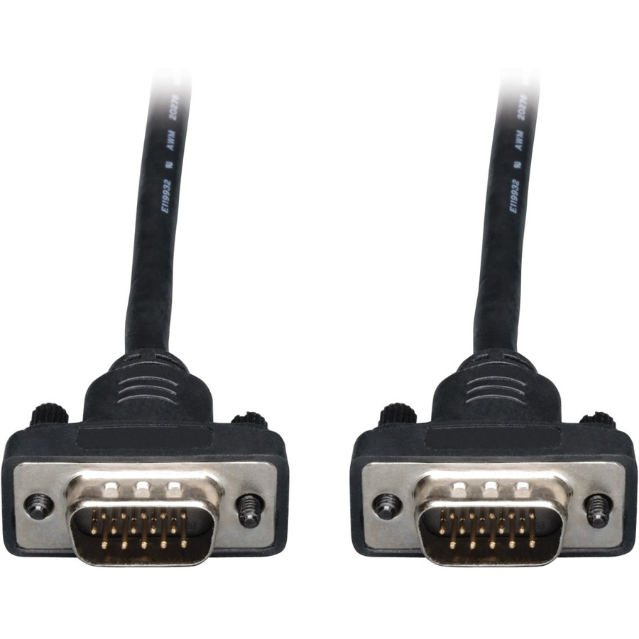 EATON TRIPP LITE SERIES LOW-PROFILE VGA HIGH-RESOLUTION RGB COAXIAL CABLE (HD15