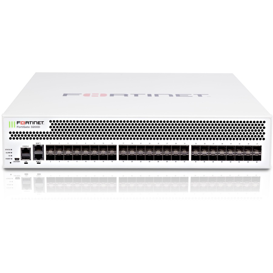 FORTIGATE 3200D, 48 X 10GE SFP+ SLOTS, 2 X GE RJ45 MANAGEMENT, SPU NP6 AND CP8 H