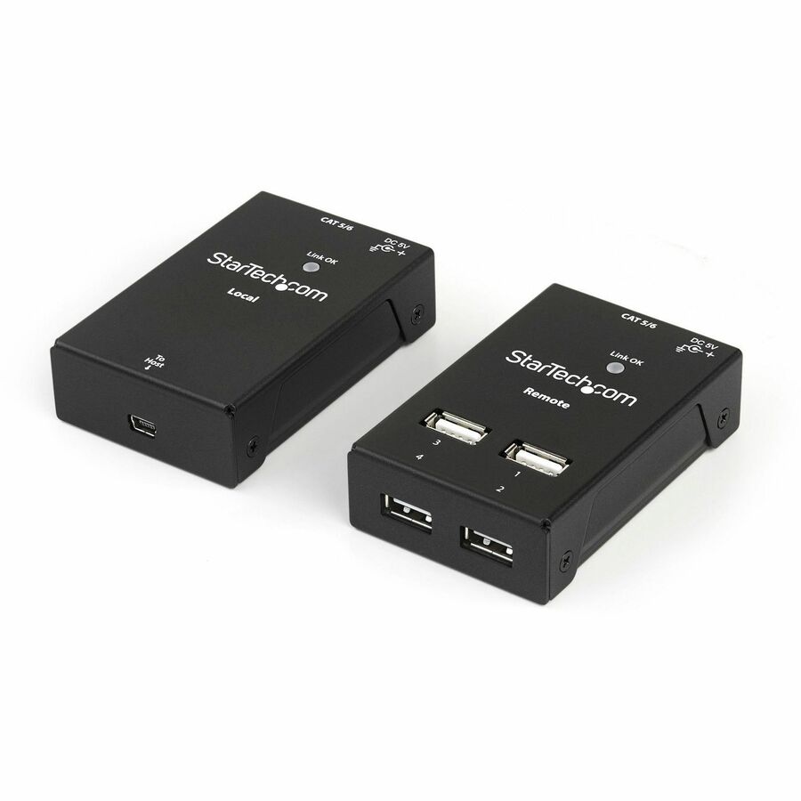 CONNECT FOUR USB 2.0 DEVICES AWAY FROM YOUR COMPUTER OVER CAT5 OR CAT6 UP TO 130
