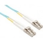 UNC OM4 LC TO LC FIBER OPTIC CABLE, AQUA 50/125 M DUPLEX MULTIMODE FIBER DESIGNE