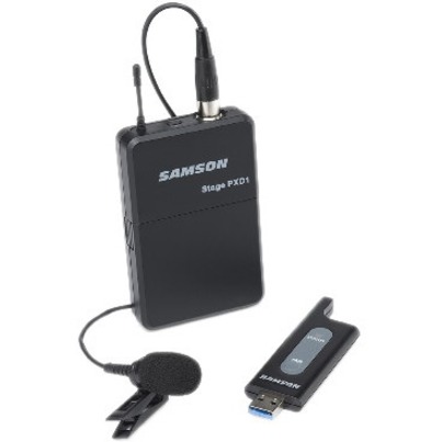 SAMSON Stage XPD1 Presentation USB Digital Wireless System | For Lectures, Seminars, & Recordings | 2.4 GHz Digital Wireless System | Wireless Receiver Built Into a USB Stick | 100' Operating Range | Record Wirelessly to Mac or PC Computers