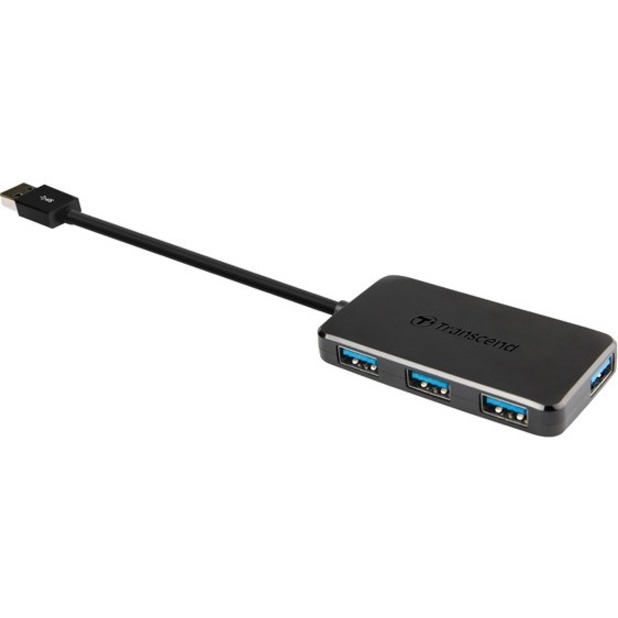 USB 3.0 4-PORT HUB, BLACK