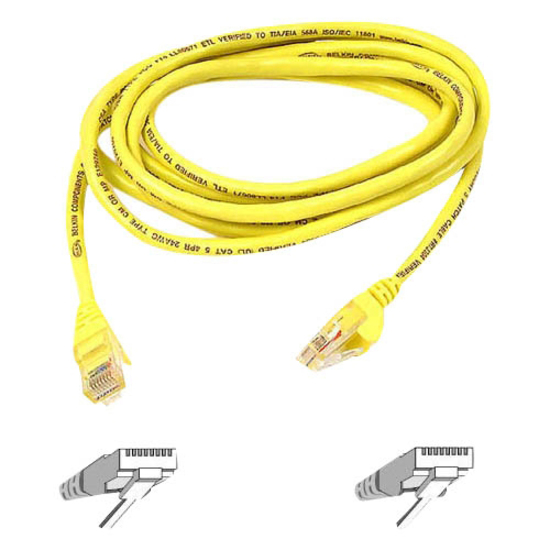 7' Cat6 Snagless Patch Cbl YLW