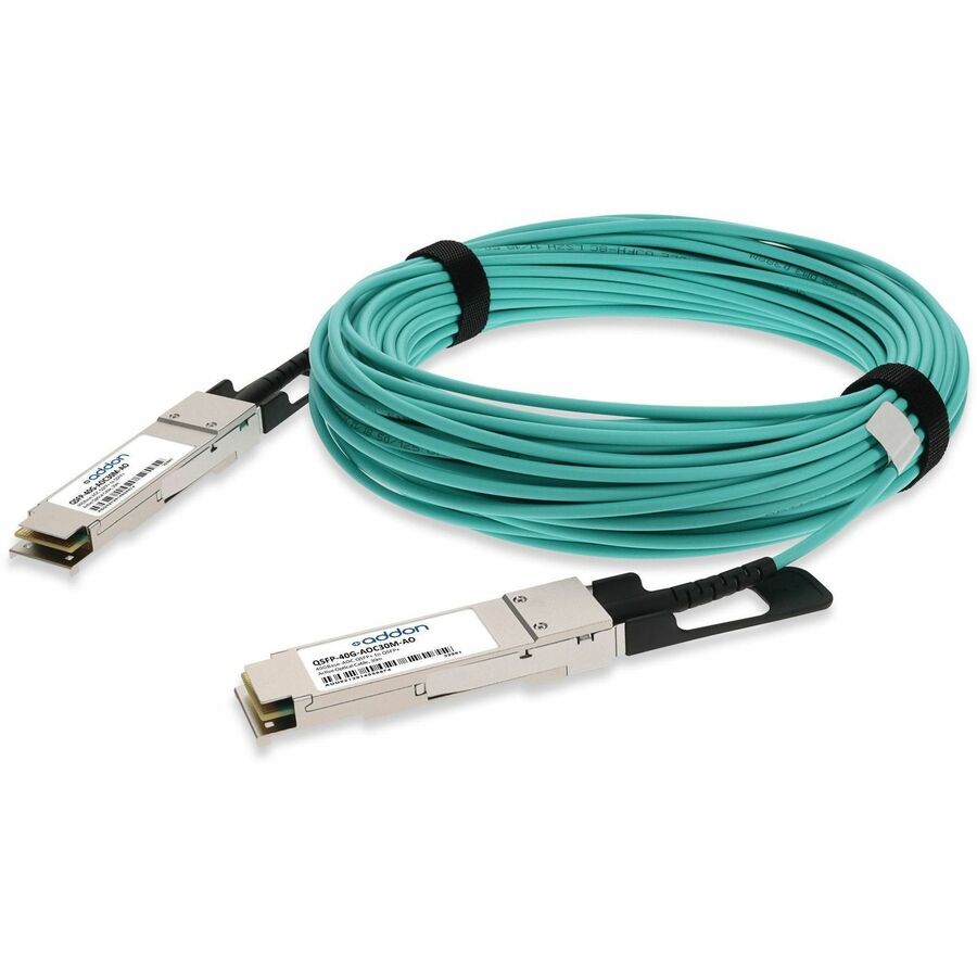 ADDON MSA AND TAA COMPLIANT 40GBASE-AOC QSFP+ TO QSFP+ DIRECT ATTACH CABLE (850N