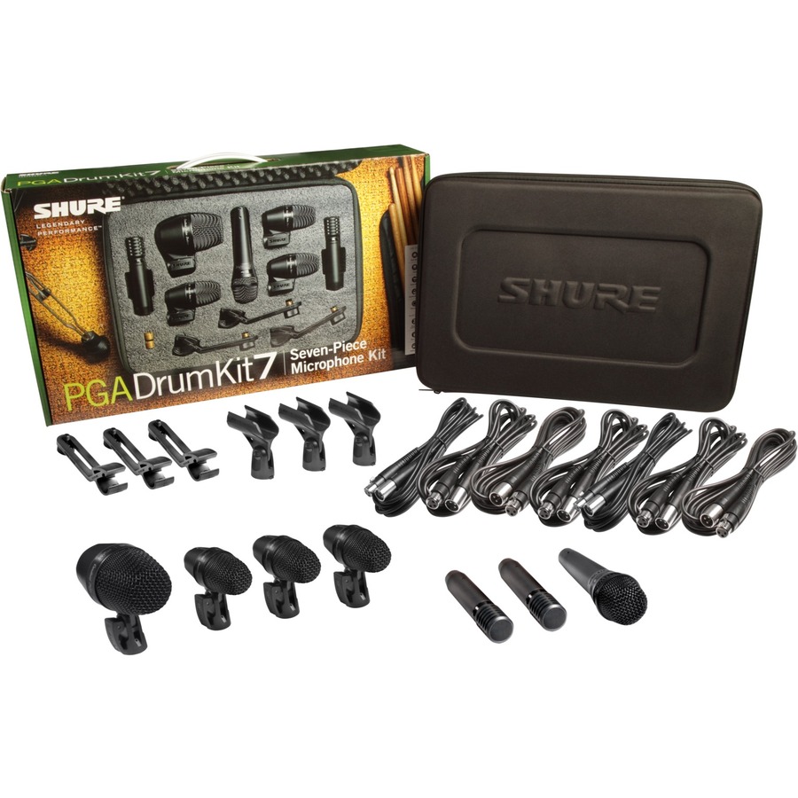 DRUM MICROPHONE KIT, INCLUDES 1X PGA52, 3X PGA56, 1X PGA57, 2X PGA81, 7X XLR CAB