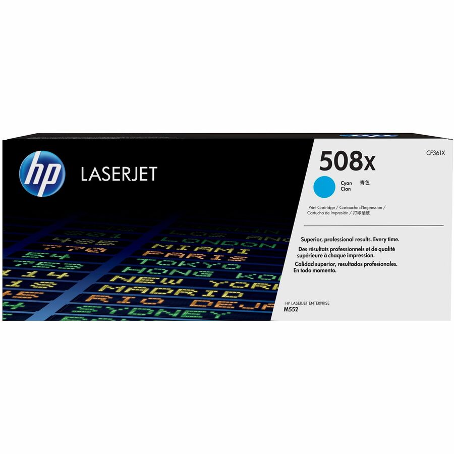 508X CYAN LASERJET TONER