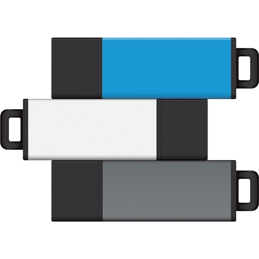 CENTON 8GB USB 2.0 PRO2 3PK (AQUA, WHITE