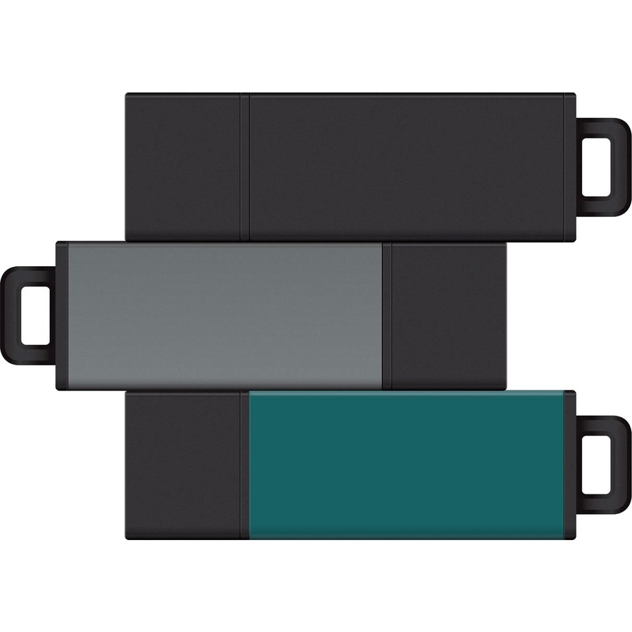 CENTON 8GB USB 2.0 PRO2 3PK (BLACK, GREY