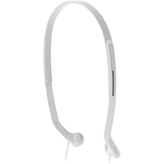 KOSS KPH14W Side Firing Fitness Headphones, White