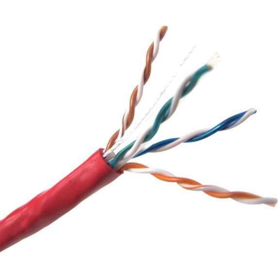 1000FT RED CAT6 550MHZ STRANDED UTP CABL